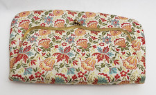 Vintage Mm Morris Moskowitz Floral Handbag Clutch Purse Fold Over Gold Lining