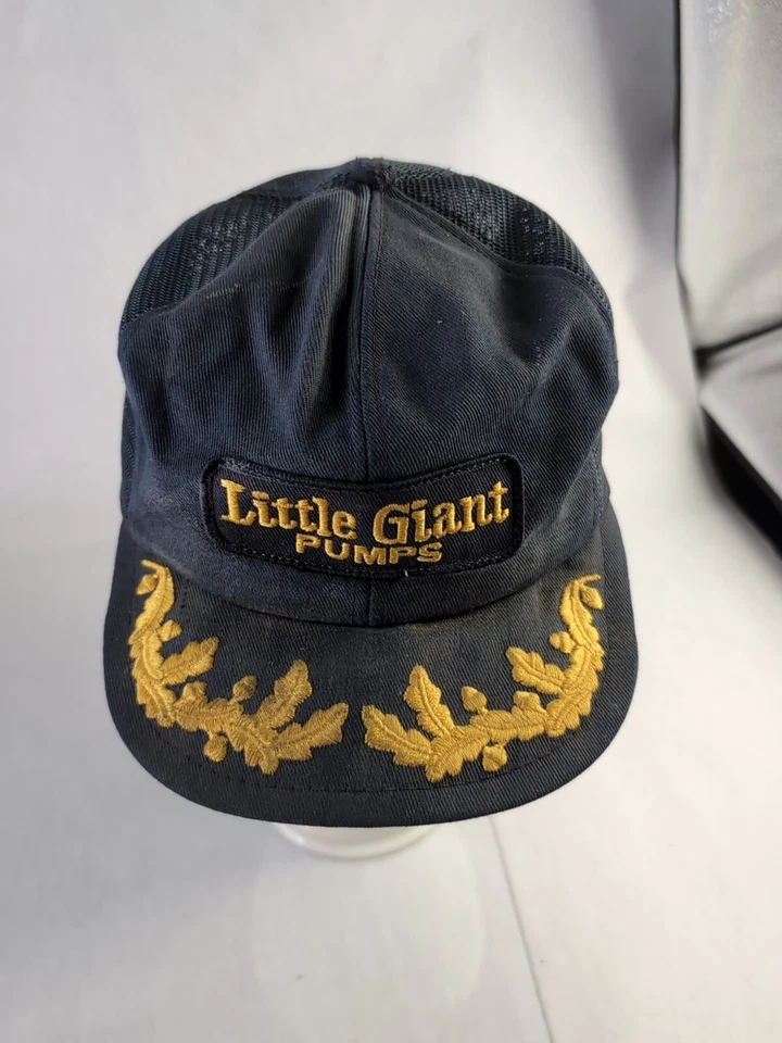 Rare Vintage Litle Giant Pumps Adult Hat Cap Adjustable, Navy Gold Leaf - Image 2 of 4