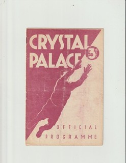 1952/53 Div.3 (South).Crystal Palace v Leyton Orient.