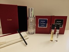 100% Auth New Cartier Cleaning Kit for Jewelry & Watches + Pasha Spray Samples