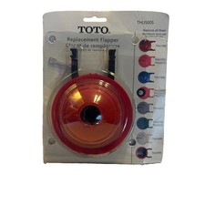 TOTO THU500S 3-Inch Toilet Flapper, Red - Universal Replacement