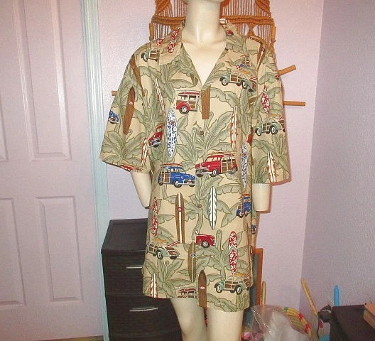 Vtg Pacific Legend Hawaiian Camp Shirt Mens 4XL Button Up Surf Aloha Beach USA