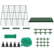 Weather Resistant A Shaped Plant Support Trellis for Vegetable Gardens
