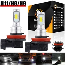 RIDROID H11 LED Headlight Kit Low Beam Bulb Super Bright 6500K HID White 50000LM