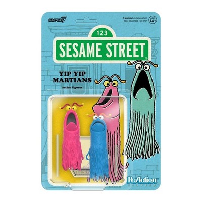 Sesame Street - Yip Yip Martians - Super7 ReAction Figuren NEU 09555373