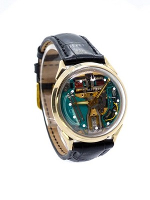 Bulova Armbanduhr 10ct vergoldet Accutron 60's