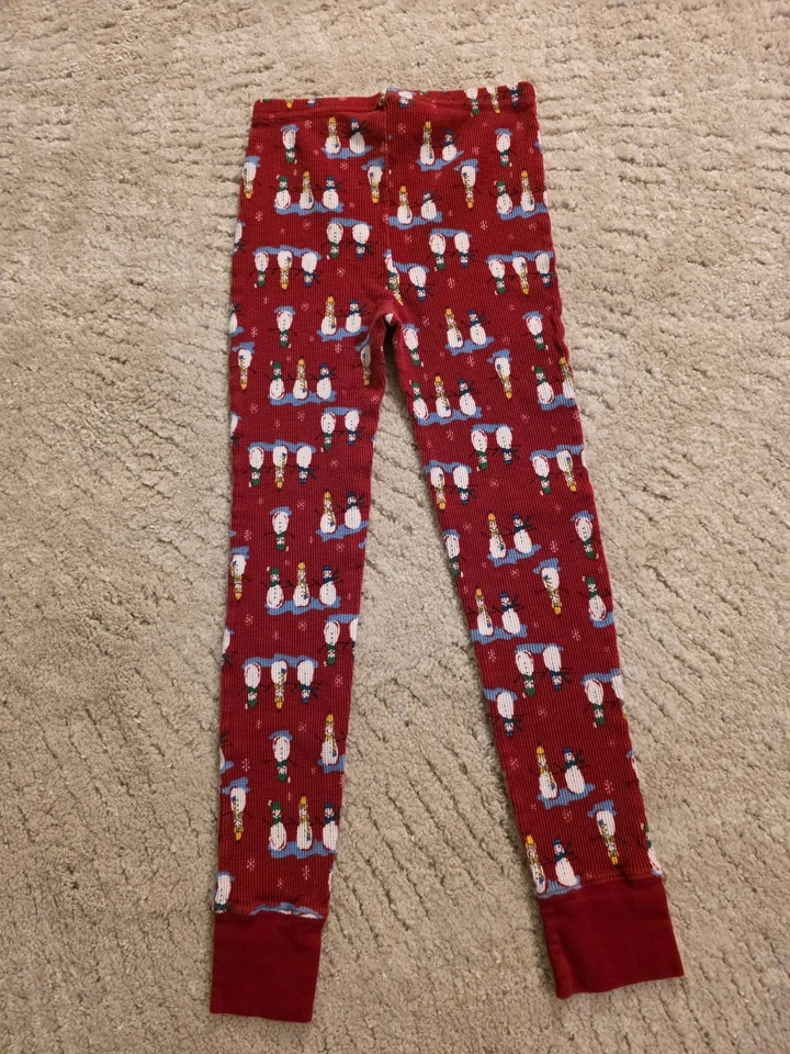 Boneco de neve e calça floco de neve de Natal Old Navy, infantil tamanho 10, 100% algodão - Imagem 4 de 4