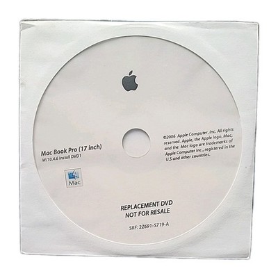 Mac Book Pro Install DVD Replacement for MacBook Pro