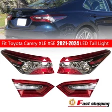 For 21-24 Toyota Camry XSE XLE LED Tail Light Rear Inner Lamp&Rear Lamp RH+LH