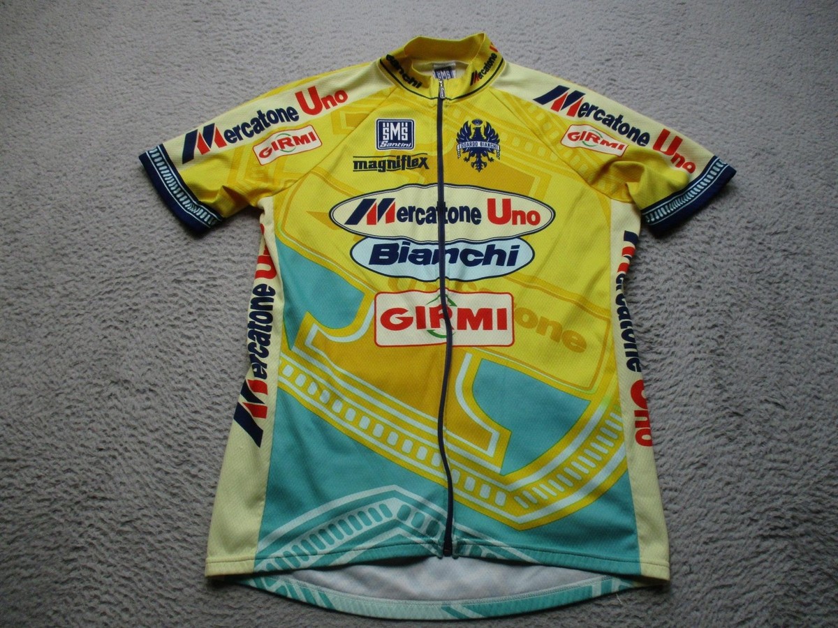 Maillot De Cyclisme Vintage Mercatone Uno Scanavino - Taille XL, Marque Biemme, Occasion