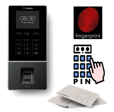 TimeMoto TM–626 Employee Time Clock (Fingerprint/RFID Badge /PIN) Up to 200 User