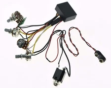 Prewired 2 Band Active & Passive EQ Equalizer Electric Bass Preamp Circuit