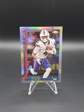 Topps Chrome 2025 James Cook Buffalo Bills #35 Refractor Football Card