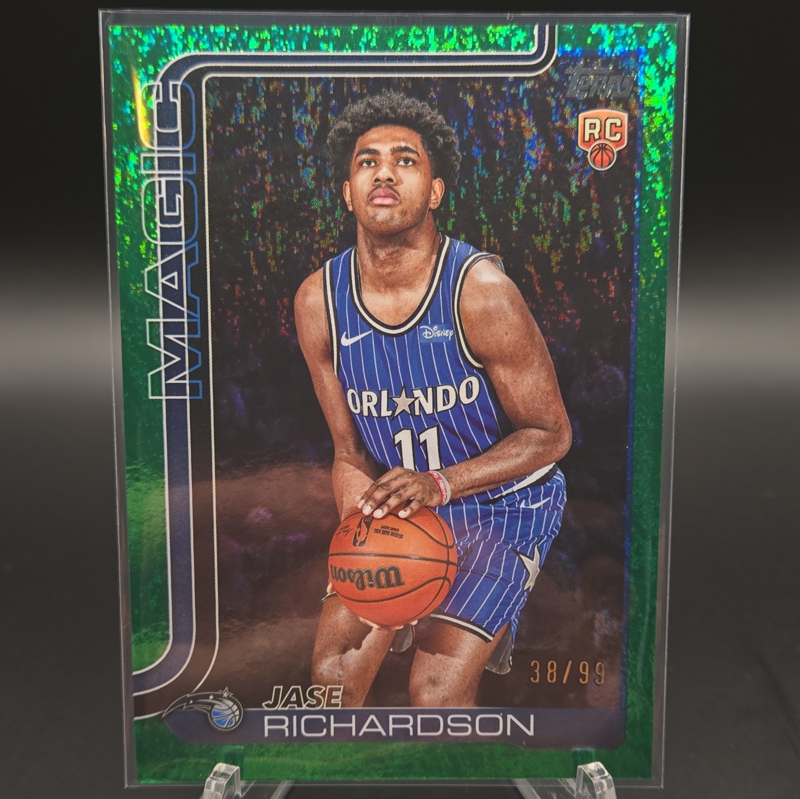 2025-26 Topps - Jase Richardson #225 Green Rainbow /99 (RC)
