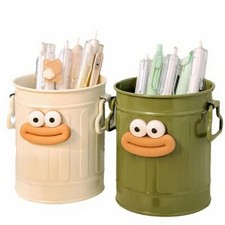 2Pcs Cartoon Pen Cup Desk Pen Organiser Box Pen Container for Desk Organization