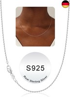 Tingn Kette Silber 925 Damen - Sterling Silber Halskette Kette FüR Frauen