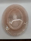 Vintage Pink Depression Glass Oval Platter 12x9 Miss America Anchor Hocking
