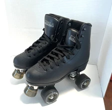 Impala Quad Roller Skates Unisex Black Women’s Size 7 Mens 5 Wheels Street Derby