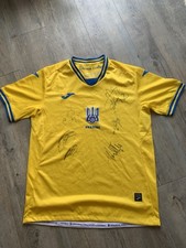 Ukraine National Team Signed Jersey Press Conference,Wembley Charity for Ukraine