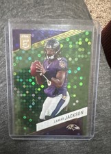 2023 Panini Donruss Elite - Lamar Jackson #69 Green Disco