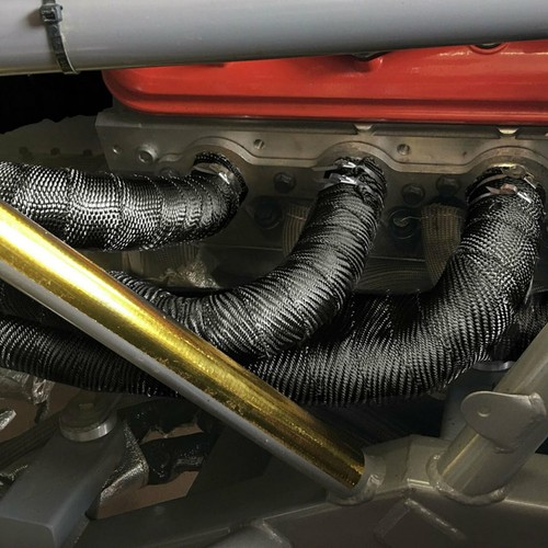 DEI Titanium Exhaust Wrap Black 2 Inch Wide - 25 Foot Roll - Afbeelding 5 van 6