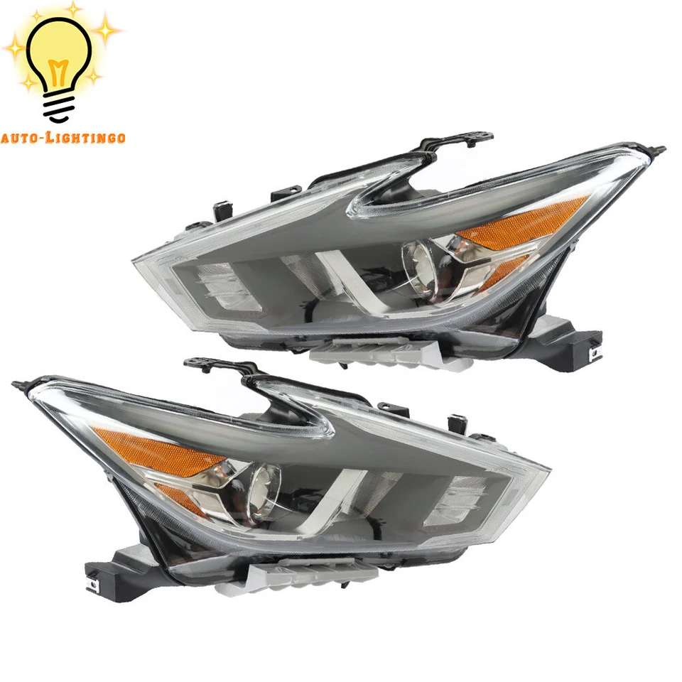 Conjunto de faros izquierda+derecha para Nissan Máxima S|SL|SV 2016 2017 2018 Foto 4 de 4