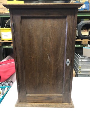 Antiker Apothekerschrank mit 2 Einlegeböden 1 Schublade Wandschrank