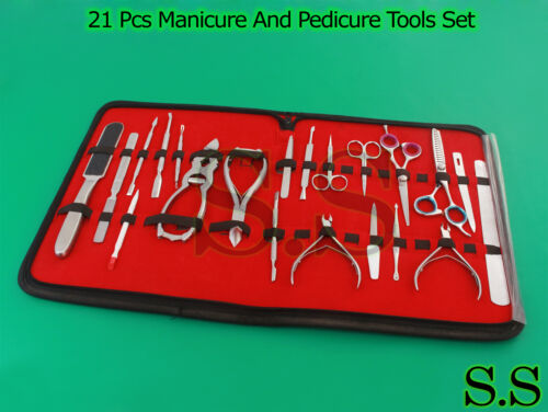 21 Pcs Best Collection Manicure And Pedicure Tools Set BTS-164 - Picture 1 of 3