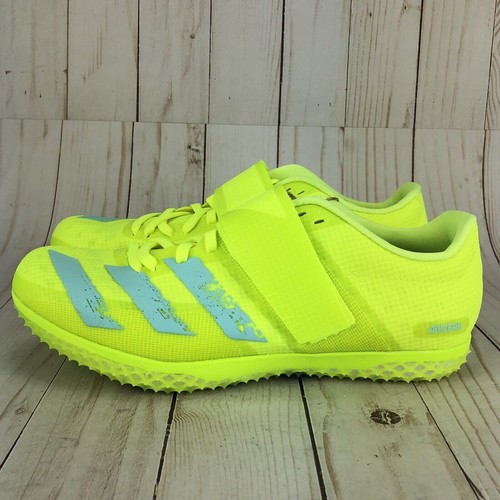 ADIDAS ADIZERO HJ HIGH JUMP TRACK & FIELD SPIKES SIZE 5.5 SOLAR YELLOW FW2244 - Picture 5 of 9