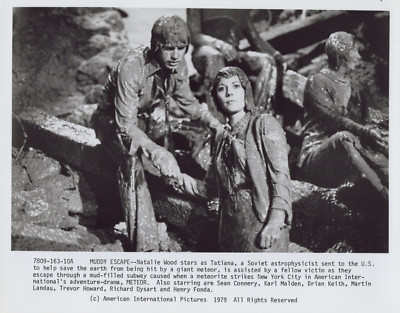 Muddy Escape Natalie Wood Meteor 1979 Television Movie 8x10 Vintage Press Photo