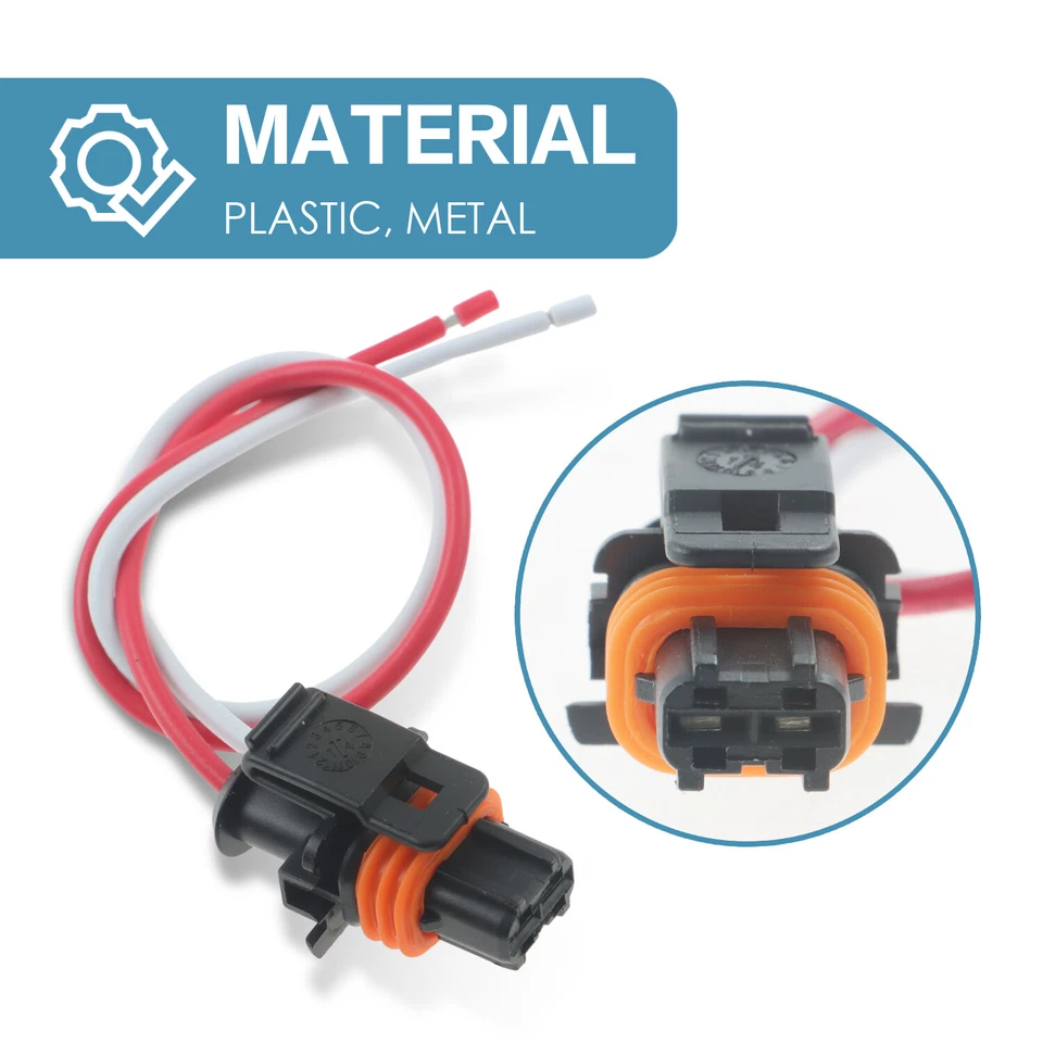 Enchufe alternador 2 vías 2 pines apto para Chevrolet Silverado 2500 HD 2007-2012 Foto 4 de 4