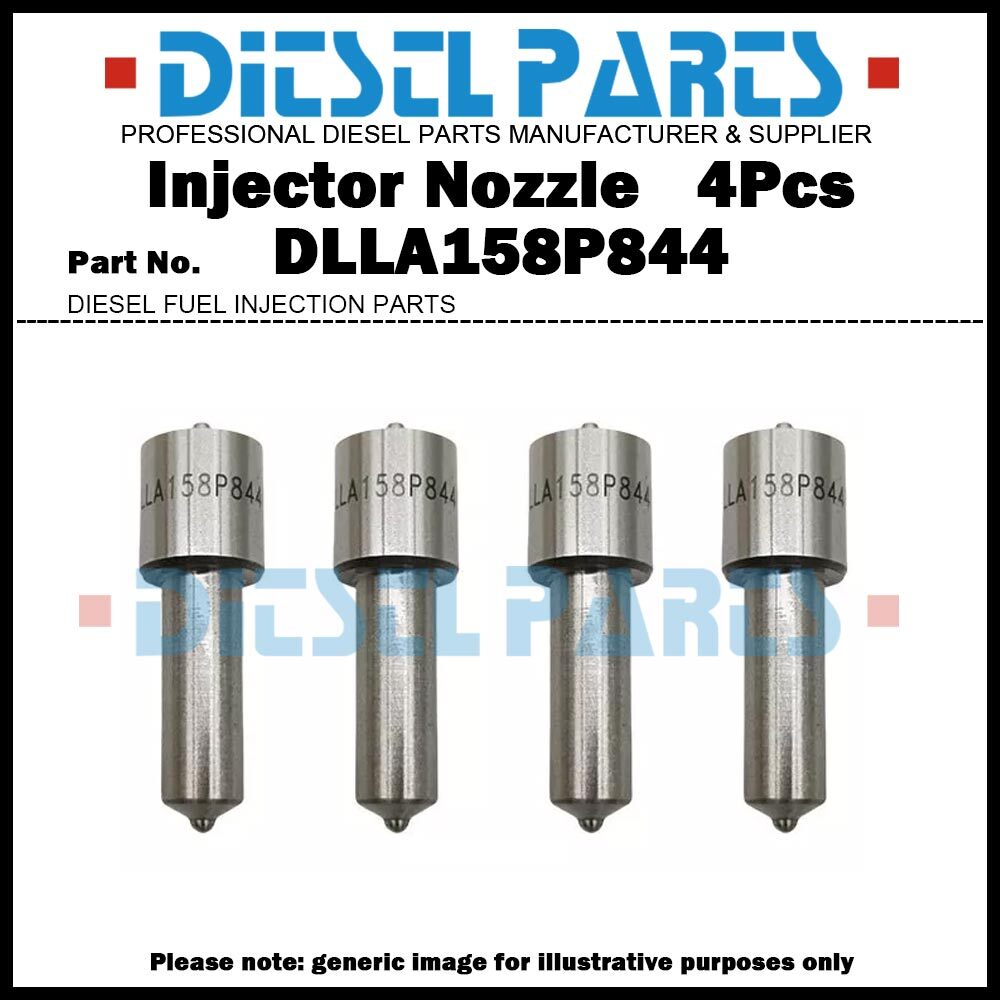 4Pcs Fuel Injector Nozzle DLLA158P844 for ISUZU 4HK1 8-97602485-4