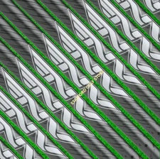 Aldila NV .370" Parallel Tip Graphite Iron Shafts Set Senior/Regular/Stiff Flex