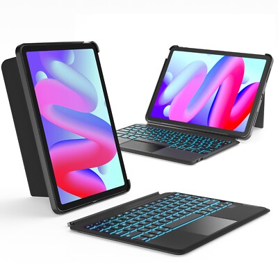 Inateck Tastatur Hülle für iPad Air 11''/10.9'', iPad Pro 11 Zoll, 7-Farb-BG