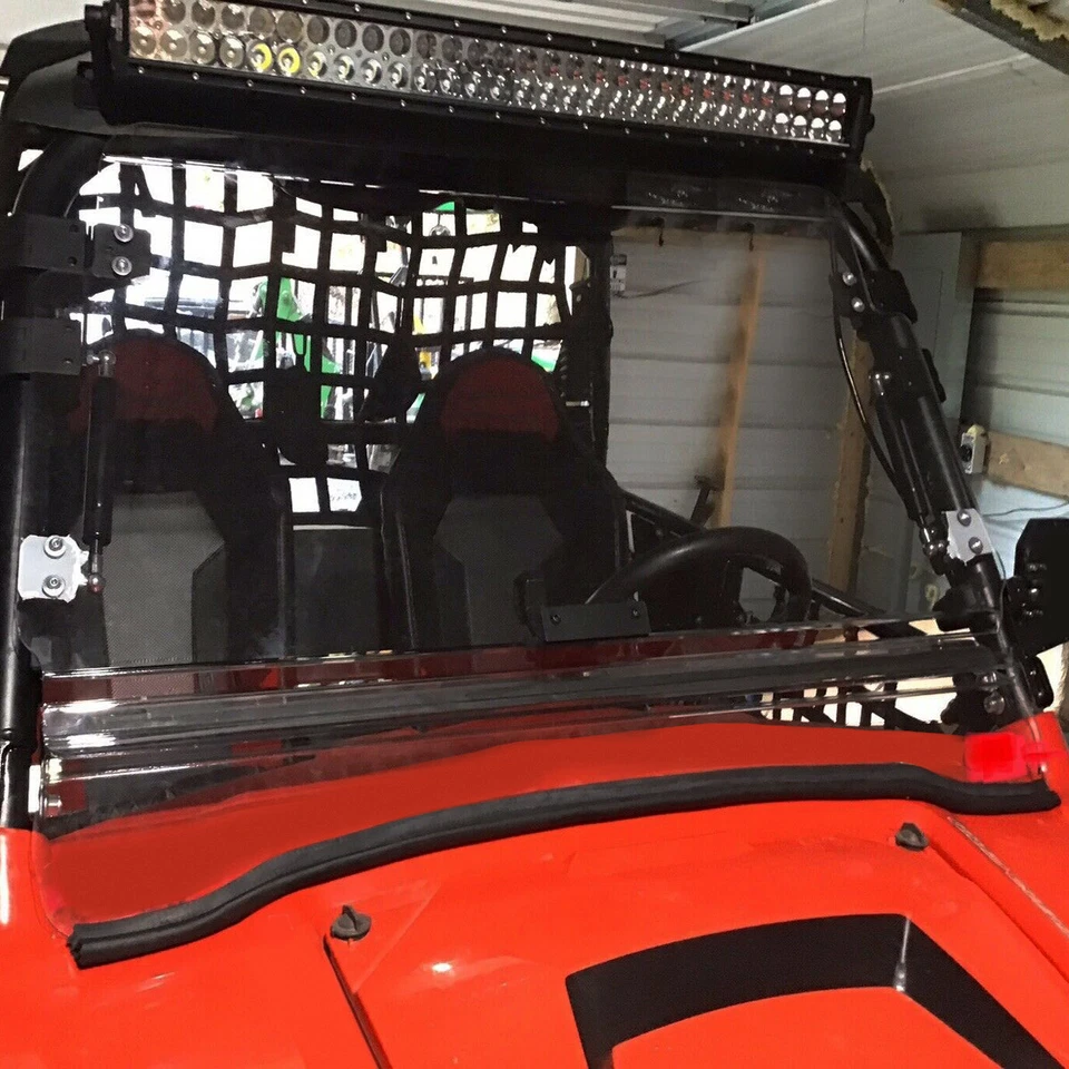 Parabrisas abatible resistente a arañazos para Polaris RZR XP 900 / XP 4 900 2011-2014 Foto 4 de 4