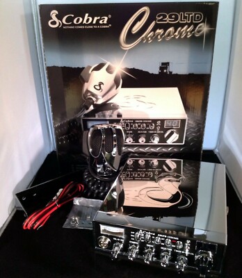 PACKAGE COBRA 29 LTD Chrome CB PERFORMANCE Radio + ECHO Wilson 2000 18ft & Mount
