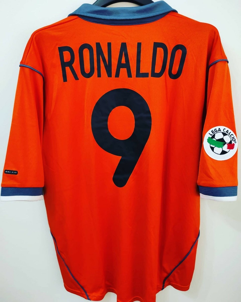 INTER MILAN 2000-2001 Ronaldo 9 away camiseta shirt trikot
