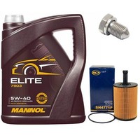 MotoröL Set 5W40 5 Liter + ÖLfilter + Schraube FüR Seat Skoda Vw Golf Iv 2.3