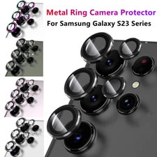 For Samsung Galaxy S23 Ultra S23 Plus Metal Rings Camera Lens Protector Cover