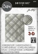 Sizzix Quilted 3D Embossing folder #665734 Retail $12.99 by Tim Holtz