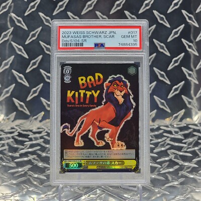 PSA 10 Scar Lion King 'Bad Kitty' Disney 100 Years of Wonder Weiss