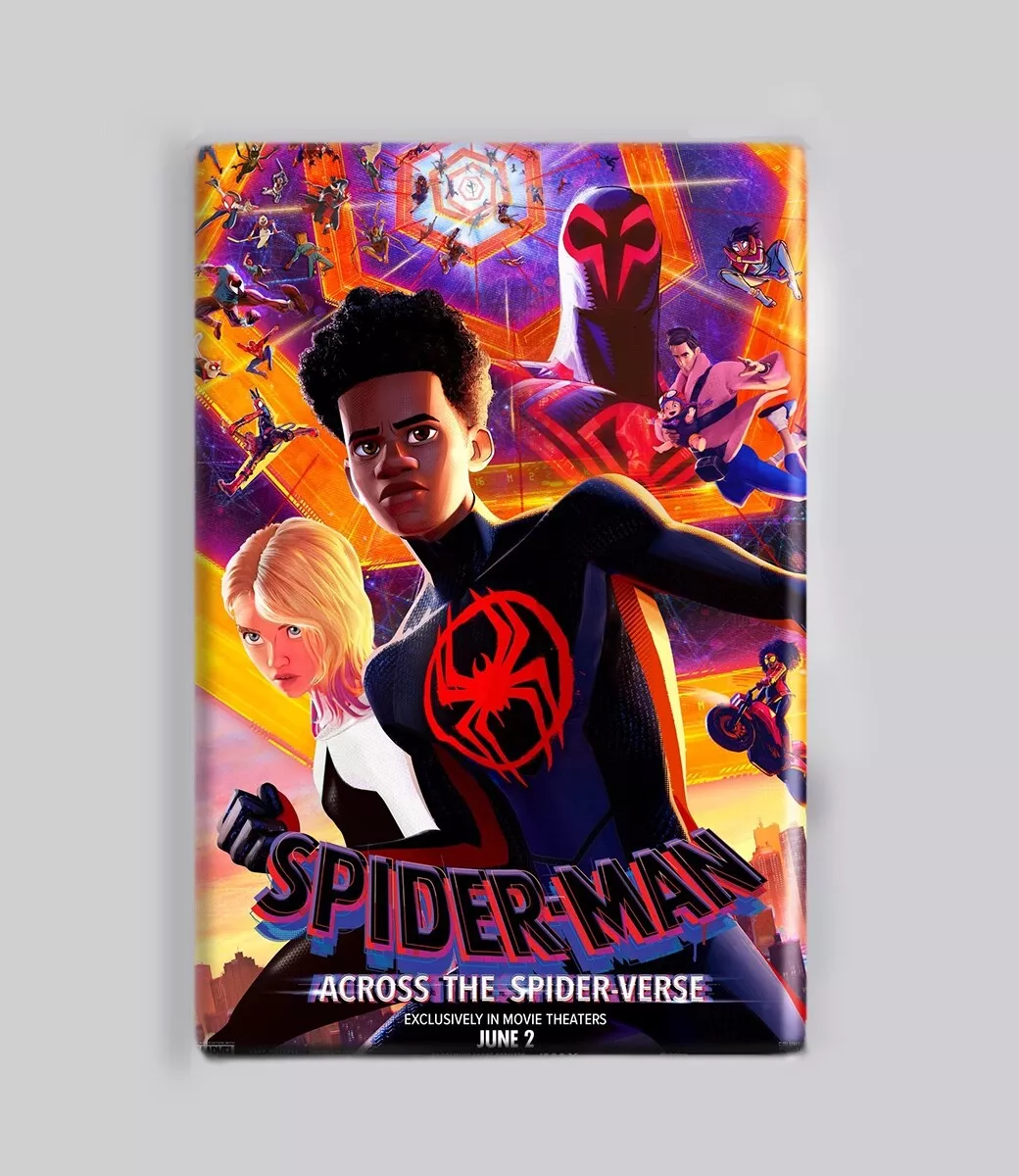 SPIDER-MAN ACROSS THE SPIDER VERSE / CAST (2023) - 2 x 3 MOVIE POSTER  MAGNET