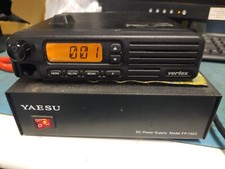USED Vertex VX3000U UHF 450-490 MHz  Yaesu FP 1023 Power Supply - AS IS