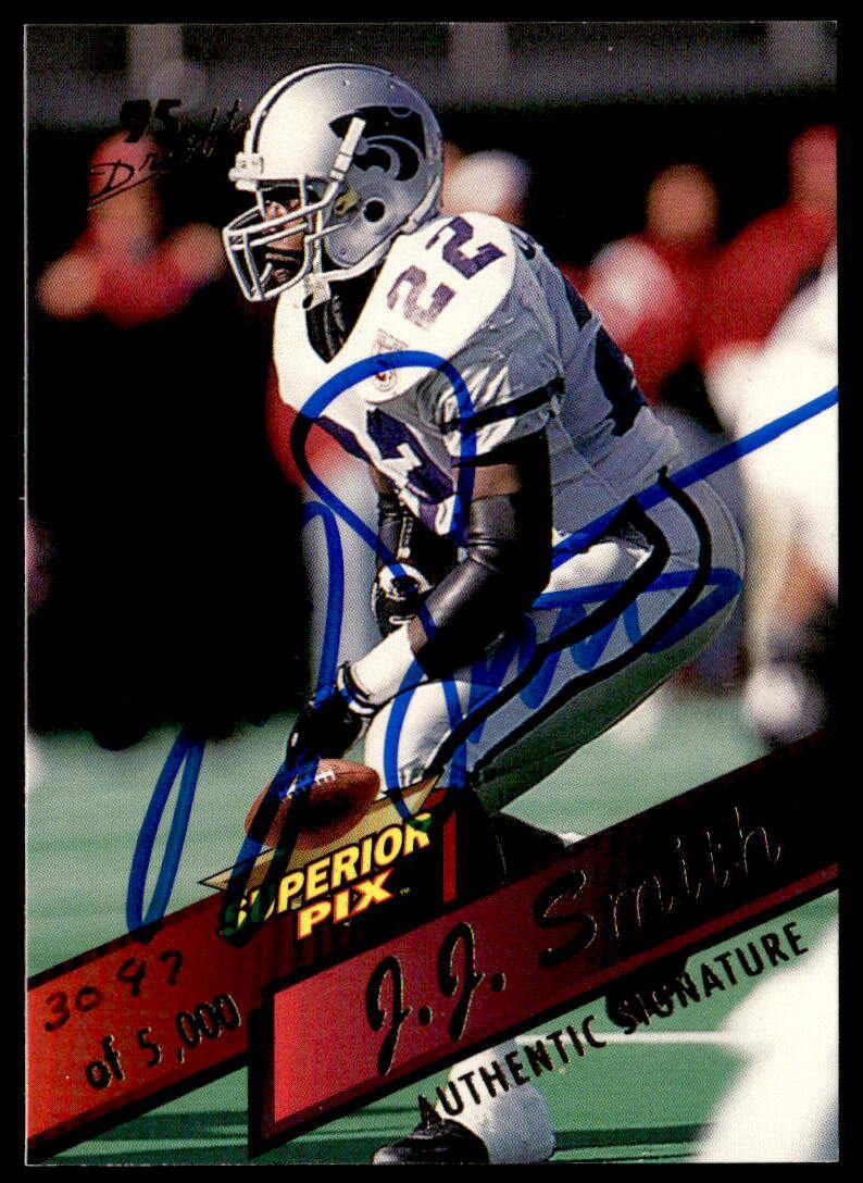 1995 Superior Pix #108 J.J. Smith   Football Kansas State Wildcats