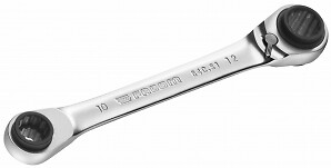Facom 64C.S1 8 x 10 mm - 12 x 13 mm Multi-Öffnung gerade Ratsche Ringschlüssel