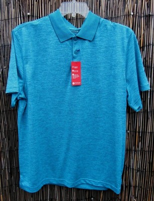 Haggar Men's Blue Polo Golf Shirt 