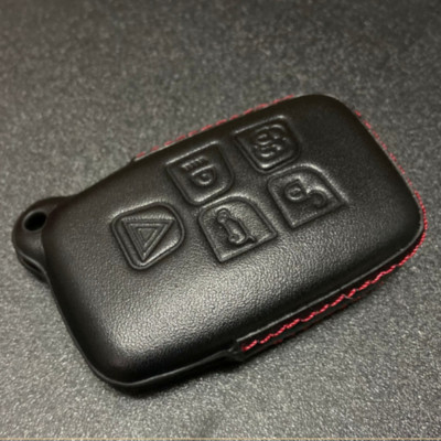 For Land Rover Range Rover Evoque Discovery 4 Real Leather Car Key Case Cover