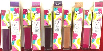 Too Faced Tutti Frutti Juicy Fruits Lip Glaze-Fruit Punch, Who Gives a Fig?