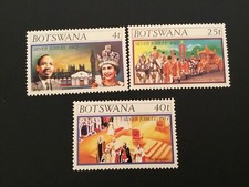 ICOLLECTZONE Botswana 179-181 VF NH