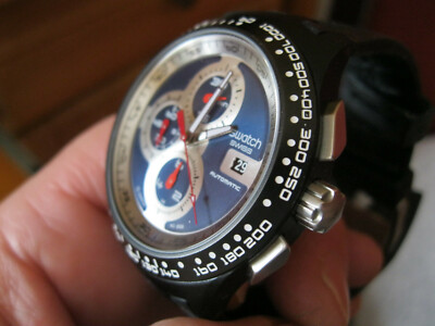 Swatch Irony Automatikchrono ETA C01.211 Gehäuse Drücker Werkhalter,case, pusher